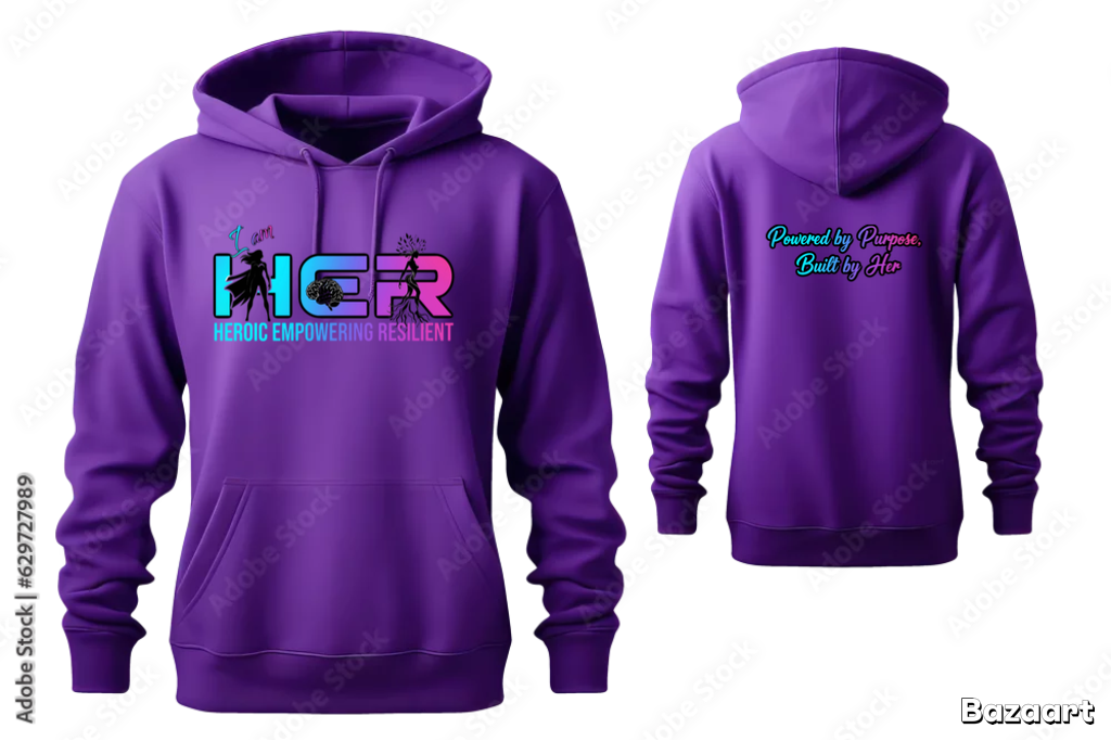 I am HER purple women’s Hoodie